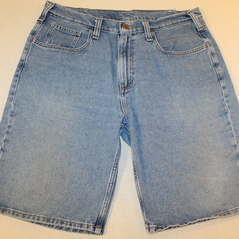 Mens CARHARTT B354 Size 36 Cotton Denim Jean Shorts